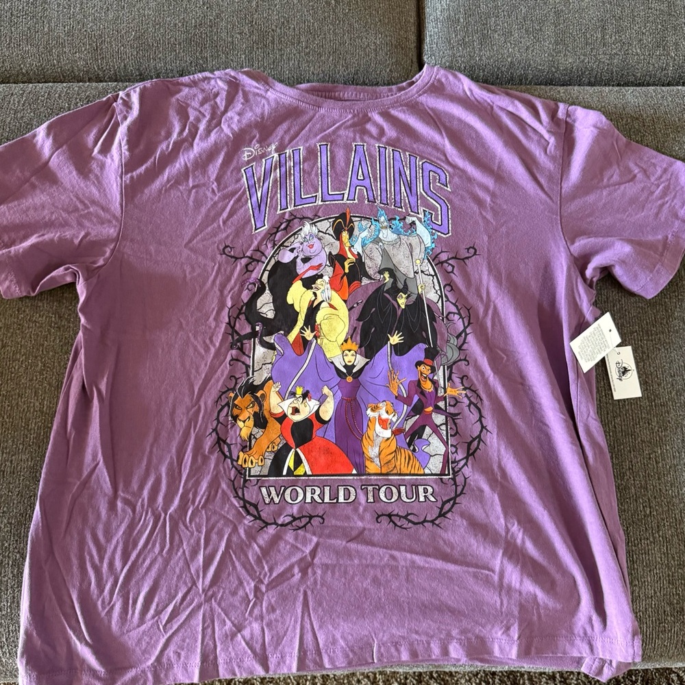 Disney Villains World Tour Lavender Tee